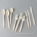 Disposable Biodegradable CPLA Knife Fork and Spoon Cutlery